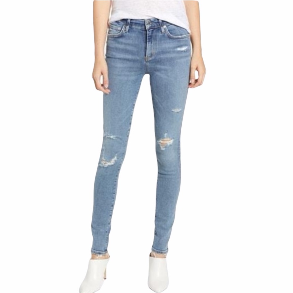 Agolde Sophie high rise skinny jeans beyond blue size 28